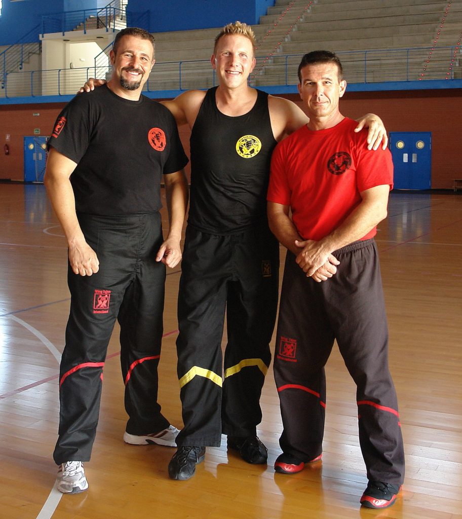 Sifu Rafa Sanchis, Sifu Thommy L. Sifu José C.Casimiro - 31 julio 2010- Benidorm. 